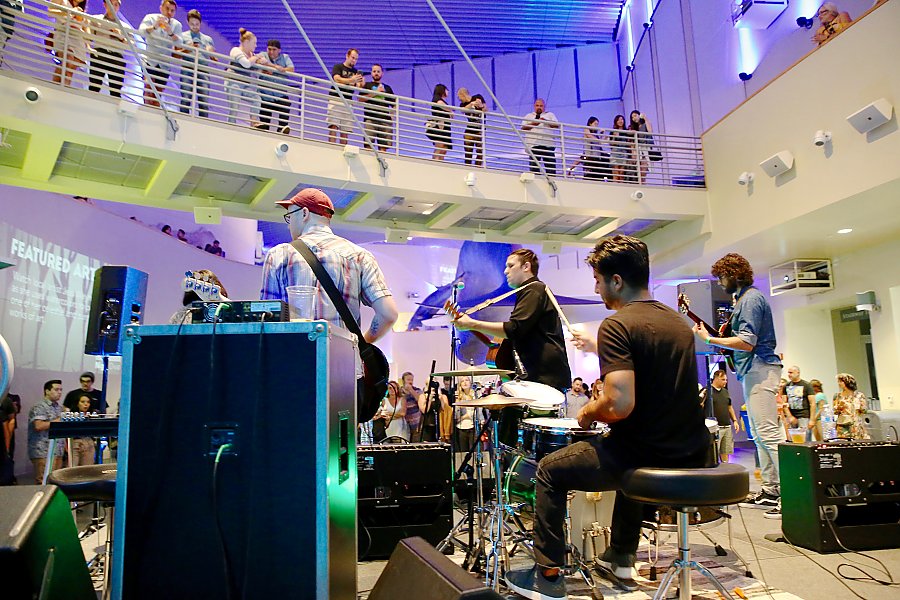 Band playing Main Stage at Night Dive