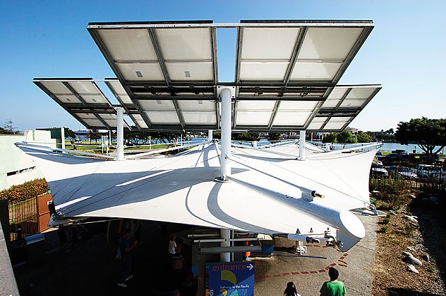 Watershed solar panels